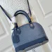 Louis Vuitton Blue Epi Leather Speedy Bag With Signature Strap And Gold Hardware size:23×17×11cm #A54067