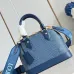 Louis Vuitton Blue Epi Leather Speedy Bag With Signature Strap And Gold Hardware size:23×17×11cm #A54067