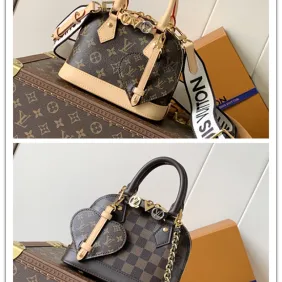Brand L Alma BB Monogram Canvas Handbag 15×19.5×10cm #A65028