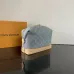 Elegant Louis Vuitton Denim Monogram Cosmetic Bag With Leather Trim #A50989