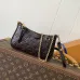 Louis Vuitton Black Embossed Monogram Chain Shoulder Bag With Leather Accents #A50835