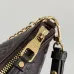 Louis Vuitton Black Embossed Monogram Chain Shoulder Bag With Leather Accents #A50835