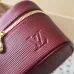 Louis Vuitton Epi Leather Vanity Case Collection - Luxury Cosmetic Bags with Gold-Tone Zippers in Multiple Elegant Colors M25857 #A58353