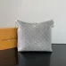 Gorgeous Louis Vuitton Denim Handbag With Classic Monogram Pattern And Chain Accent #A50990