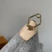 Gorgeous Louis Vuitton Denim Handbag With Classic Monogram Pattern And Chain Accent #A50990