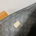 Gorgeous Louis Vuitton Denim Handbag With Classic Monogram Pattern And Chain Accent #A50990
