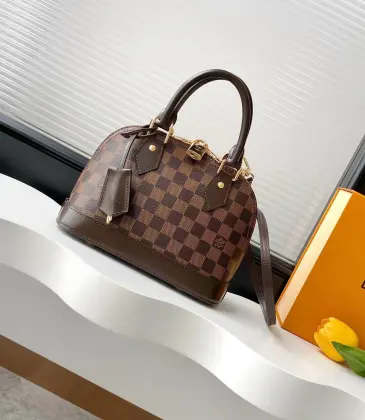 Louis Vuitton Damier Ebene Alma BB Handbag Timeless Checkerboard Design for Luxury Lovers #A50099