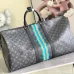 Louis Vuitton Monogram Eclipse Travel Duffle Bag With Colorful Striped Accent #A52720