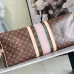Louis Vuitton Monogram Keepall Bandoulière: Personalized Luxury Travel Statement size:55×27×20cm #A53533