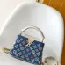 Exquisite Louis Vuitton Denim Handbag With Colorful Embellishments And Dual Straps size:21×13.6×8cm #A53517