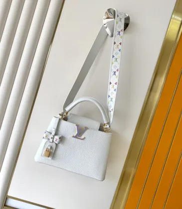 Louis Vuitton Capucines Mini Bag With Colorful Monogram Strap And Bow Detail size:27×17×9cm #A53754