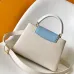 Louis Vuitton Capucines BB Handbags With Gold Chains And Blue Accents #A51213