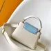 Louis Vuitton Capucines BB Handbags With Gold Chains And Blue Accents #A51213
