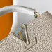 Louis Vuitton Capucines BB Handbags With Gold Chains And Blue Accents #A51213