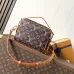 Vintage - Inspired Louis Vuitton Monogram Crossbody Bag With Dual Pockets size:25×17×11cm #A53525