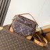 Vintage - Inspired Louis Vuitton Monogram Crossbody Bag With Dual Pockets size:25×17×11cm #A53525