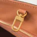 Louis Vuitton Monogram Canvas Handbag With Leather Accents And Tag Design #A53366