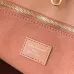 Louis Vuitton Monogram Canvas Handbag With Leather Accents And Tag Design #A53366