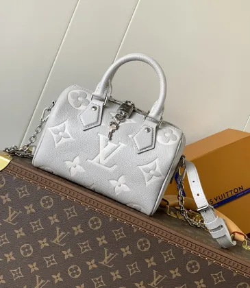 Louis Vuitton Embossed Monogram Speedy Bag With Chain And Strap #A51593