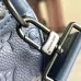 Louis Vuitton Embossed Monogram Keepall Bandoulière Bag In Stylish Blue For Travel #A52104