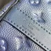 Louis Vuitton Embossed Monogram Keepall Bandoulière Bag In Stylish Blue For Travel #A52104