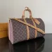 Louis Vuitton Monogram Canvas Keepall Bandoulière Bag With Timeless Design #A50987