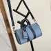 Louis Vuitton Denim - Effect Monogram Speedy Bandoulière In Light Blue #A51006