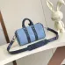 Louis Vuitton Denim - Effect Monogram Speedy Bandoulière In Light Blue #A51006