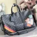 Louis Vuitton Monogram Eclipse Keepall Bandoulière With Patches And Stripes #A52721