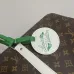 Louis Vuitton Monogram Keepall Bandoulière With Green And White Accents #A51217