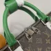 Louis Vuitton Monogram Keepall Bandoulière With Green And White Accents #A51217