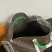 Louis Vuitton Monogram Keepall Bandoulière With Green And White Accents #A51217
