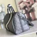 Louis Vuitton Monogram Eclipse Keepall Bandoulière With Green Stripe And Badge #A52719