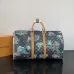 Louis Vuitton Damier Azur Travel Bag with Tropical Palm Tree Print size:50×29×23cm #A53900