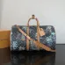 Louis Vuitton Damier Azur Travel Bag with Tropical Palm Tree Print size:50×29×23cm #A53900