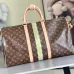 Louis Vuitton Monogram Travel Bag With Unique Striped Accent And Badge size:50×29×23cm #A53524