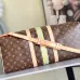 Louis Vuitton Monogram Travel Bag With Unique Striped Accent And Badge size:50×29×23cm #A53524