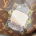 Louis Vuitton Monogram Travel Bag With Unique Striped Accent And Badge size:50×29×23cm #A53524