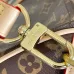 Louis Vuitton Monogram Travel Bag With Unique Striped Accent And Badge size:50×29×23cm #A53524