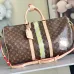 Louis Vuitton Monogram Travel Bag With Unique Striped Accent And Badge size:50×29×23cm #A53524