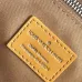 Louis Vuitton Orange Leather Tote Bag With Contrast Blue Straps And Branding size:40×32×16cm #A53920