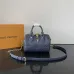 Louis Vuitton Nano Speedy Bag in Embossed Leather With Gold Hardware size:20.5×13.5×12cm #A53376