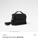 Louis Vuitton Black Leather Crossbody Bag With Subtle Monogram Detailing size:20×11×5cm #A53377