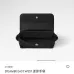 Louis Vuitton Black Leather Crossbody Bag With Subtle Monogram Detailing size:20×11×5cm #A53377