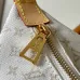 Louis Vuitton White Monogram Canvas Baguette Bag With Contrast Strap And Signature Design #A50832