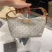 Louis Vuitton White Monogram Canvas Baguette Bag With Contrast Strap And Signature Design #A50832