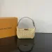Louis Vuitton Crochet Straw Baguette Bag With Leather Handle Accents size:18×11×6cm #A54068