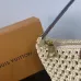 Louis Vuitton Crochet Straw Baguette Bag With Leather Handle Accents size:18×11×6cm #A54068