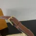 Louis Vuitton Crochet Straw Baguette Bag With Leather Handle Accents size:18×11×6cm #A54068