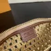 Louis Vuitton Crochet Straw Baguette Bag With Leather Handle Accents size:18×11×6cm #A54068